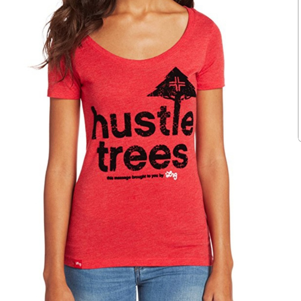 REDUCED PRICE!! Lrg hustle trees shirt